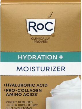 RoC Hydration+ Moisturizer, with Hyaluronic Acid and Collagen Proteins, 1.7oz